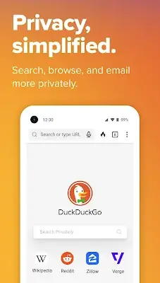 DuckDuckGo Private Browser應用截圖第1張