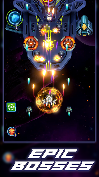 Galaxy Squad: Space Shooter Mod 스크린샷 1