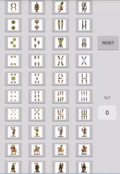 card counting napoletane cards Captura de pantalla 1