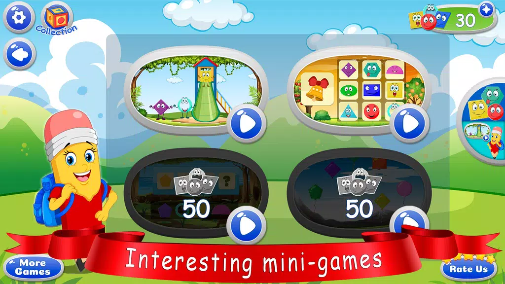 Learn shapes — kids games स्क्रीनशॉट 4