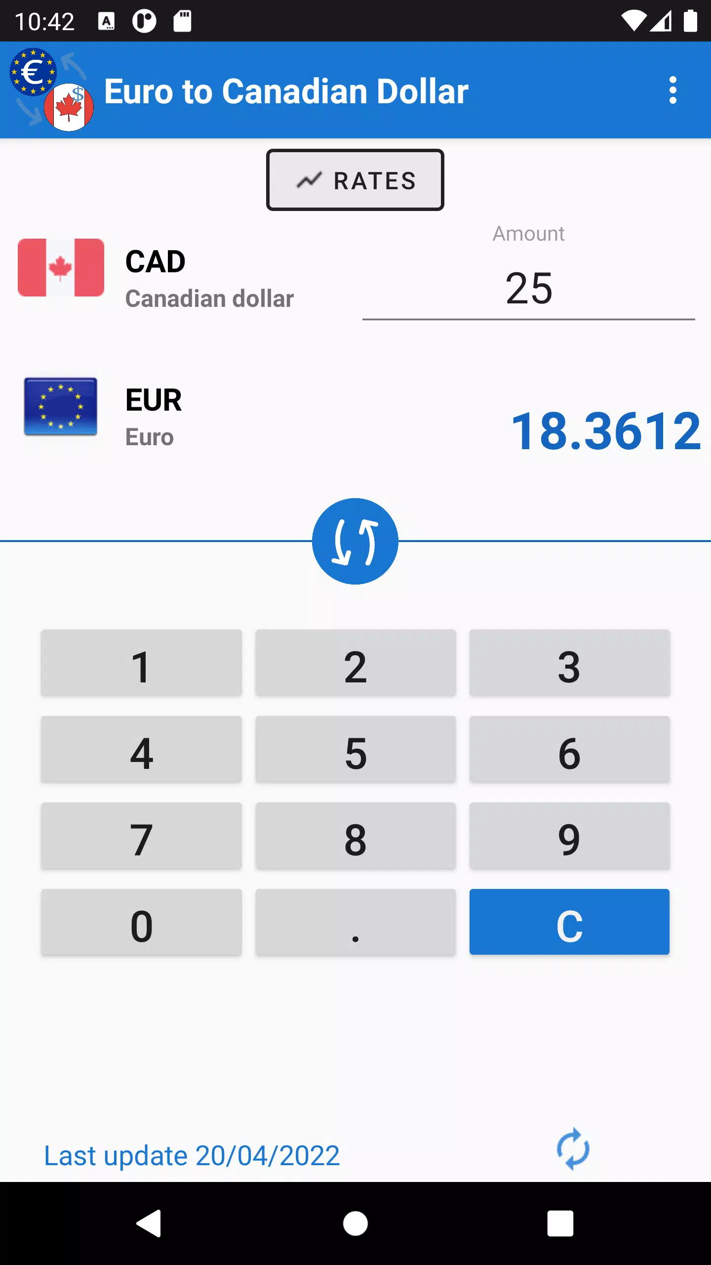 Euro to Canadian Dollar ဖန်သားပြင်ဓာတ်ပုံ 3