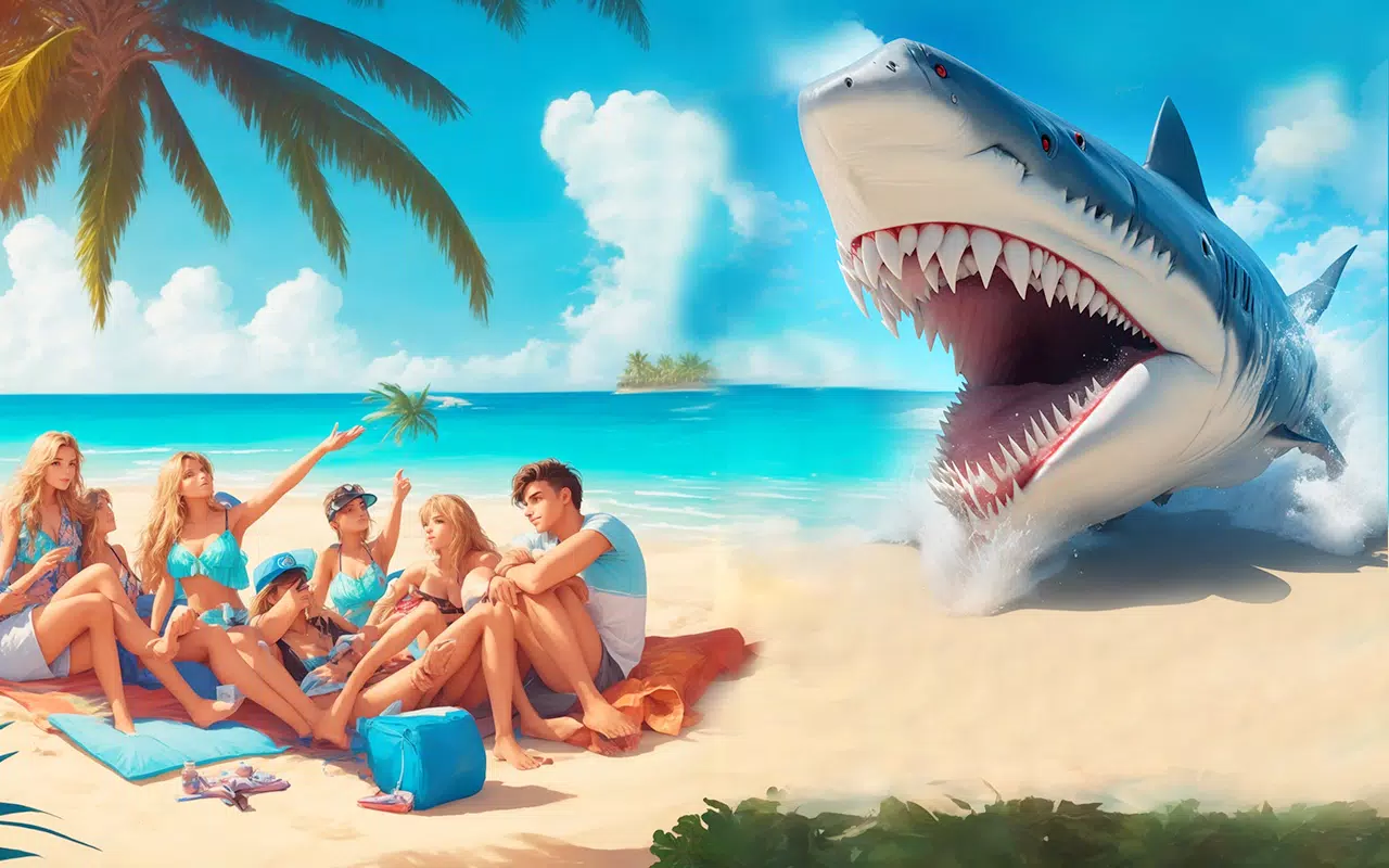 Angry Shark Attack Shark Game ภาพหน้าจอ 2