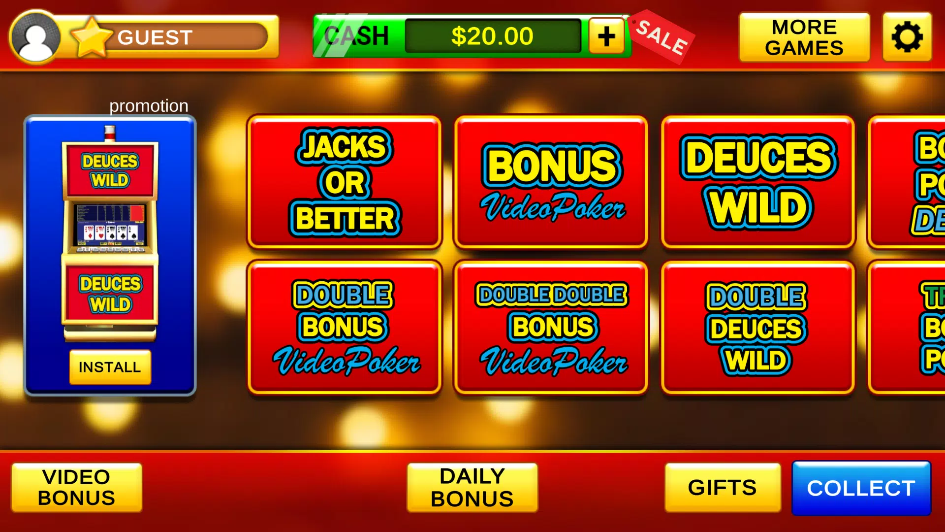 Video Poker Casino Screenshot 4