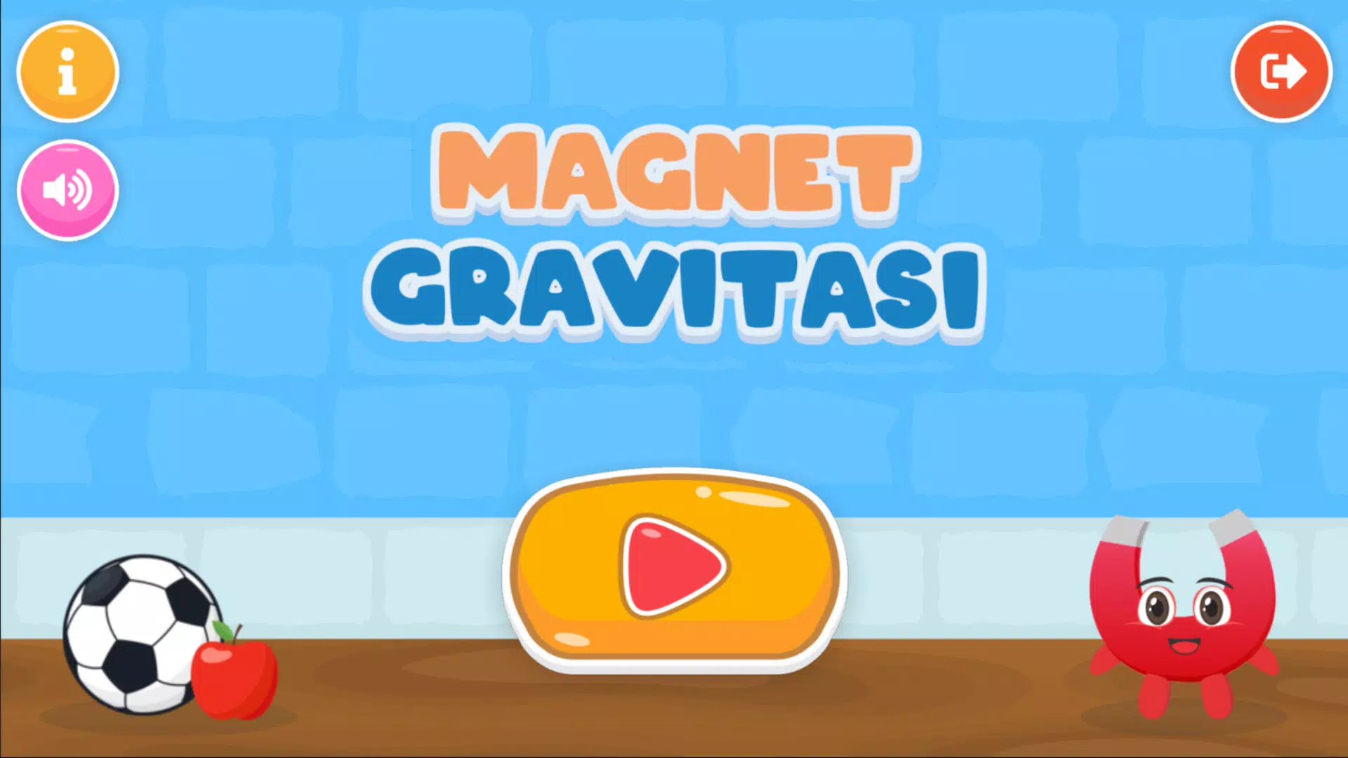Schermata Magnet dan Gravitasi Simulasi 1