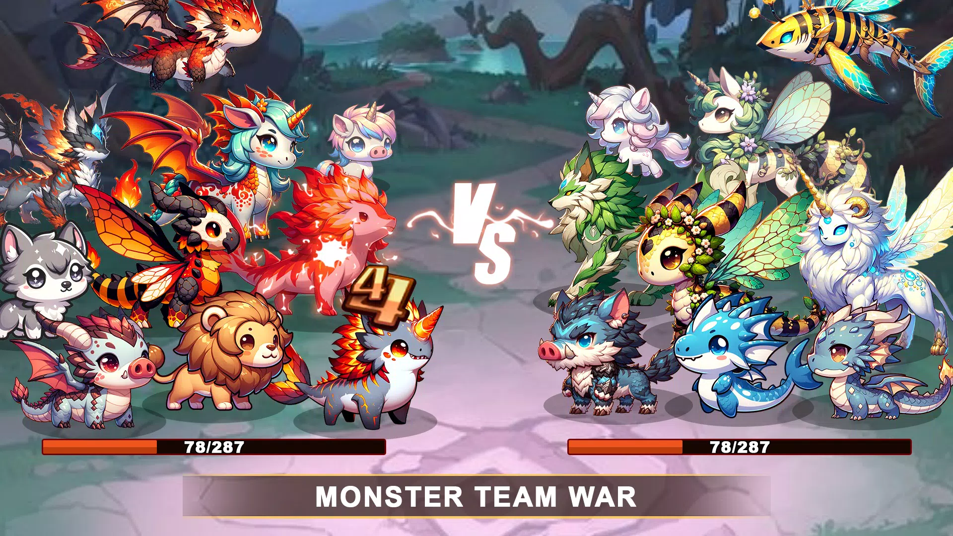 Master Fusion : Monster War स्क्रीनशॉट 2