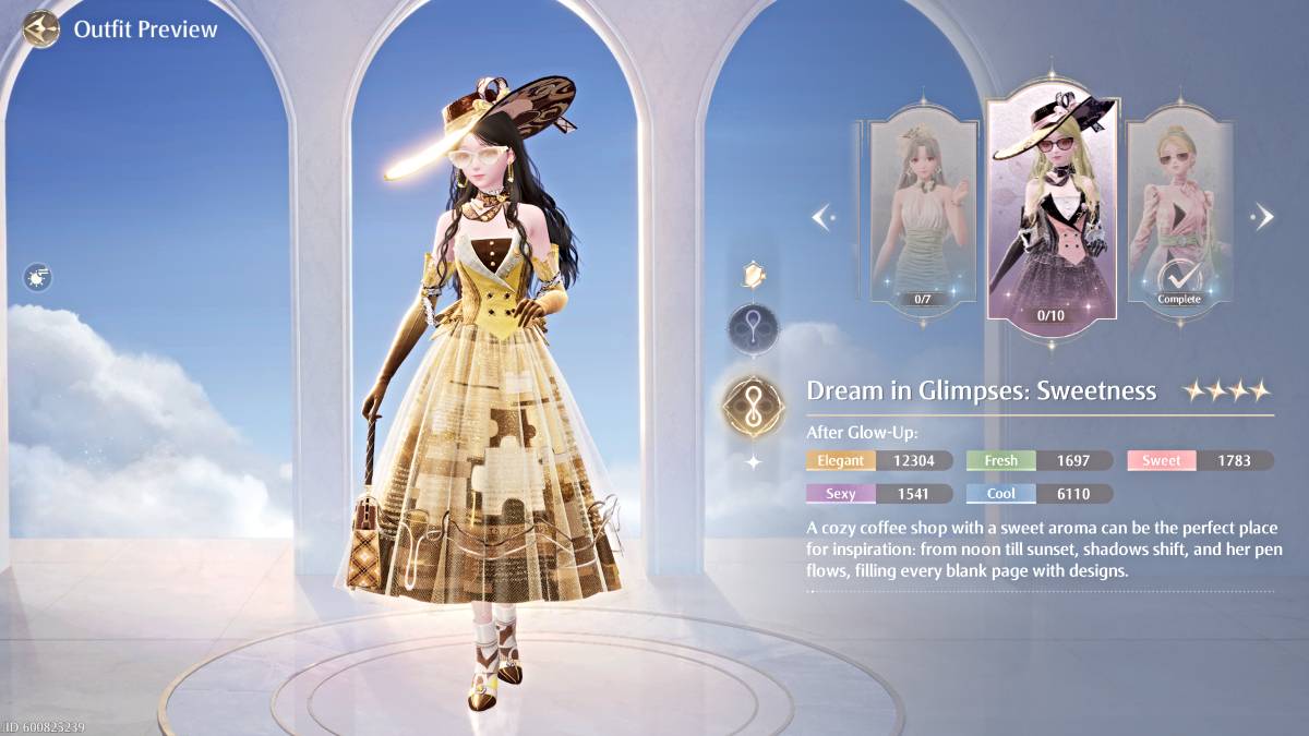 Glimpses의 꿈 : Infinity Nikki의 단맛 의상
