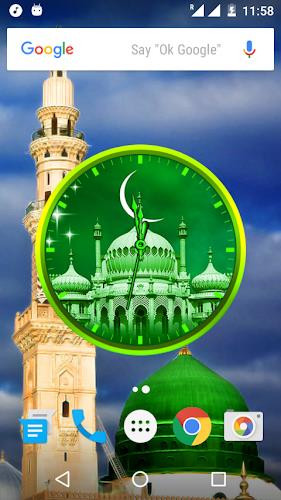 Allah Clock Live Wallpaper ဖန်သားပြင်ဓာတ်ပုံ 4