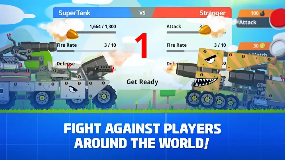 Super Tank Rumble ဖန်သားပြင်ဓာတ်ပုံ 2