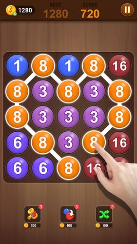 Merge bubble - Number game Screenshot 4