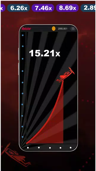 Aviator crush game social スクリーンショット 3