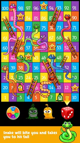 Snakes and Ladders - Dice Game Capture d'écran 1