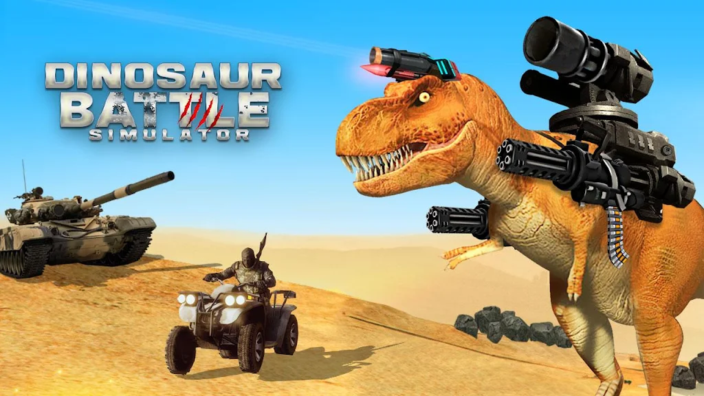 Dinosaur Battle Simulator Captura de tela 1