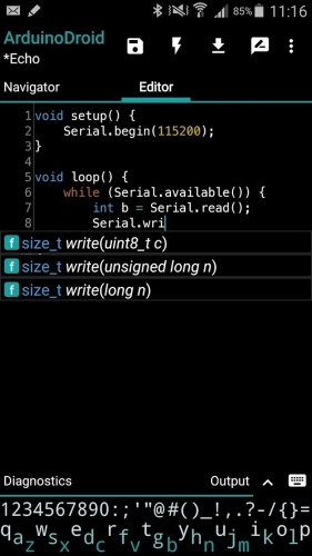 ArduinoDroid Скриншот 1