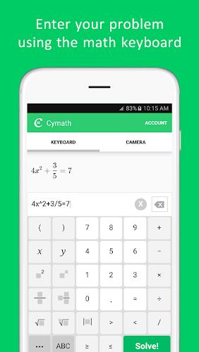 Cymath  - 数学問題ソルバー スクリーンショット 3