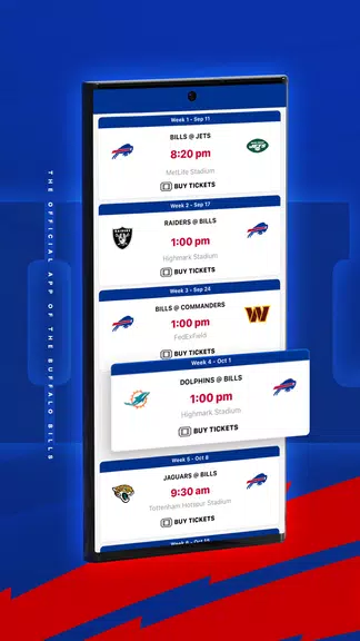 Buffalo Bills Mobile Ảnh chụp màn hình 3