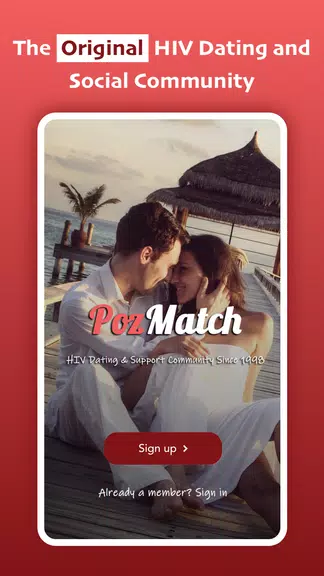 HIV Dating App For POZ Singles Screenshot 1