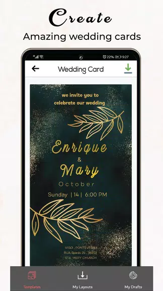 Invitation Card Maker & Ecards Screenshot 3