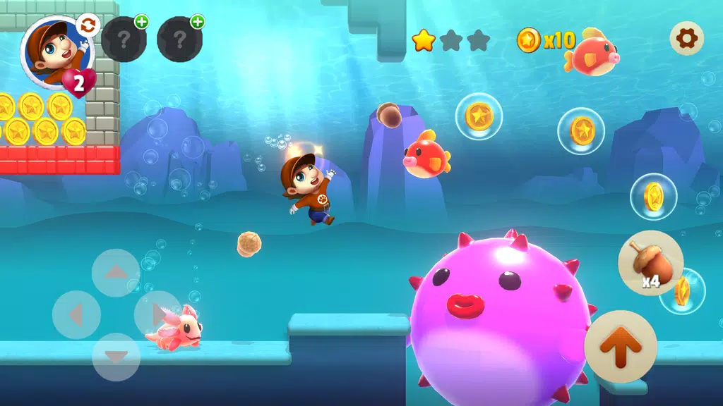 Super Run Adventure: Go Jungle ဖန်သားပြင်ဓာတ်ပုံ 1
