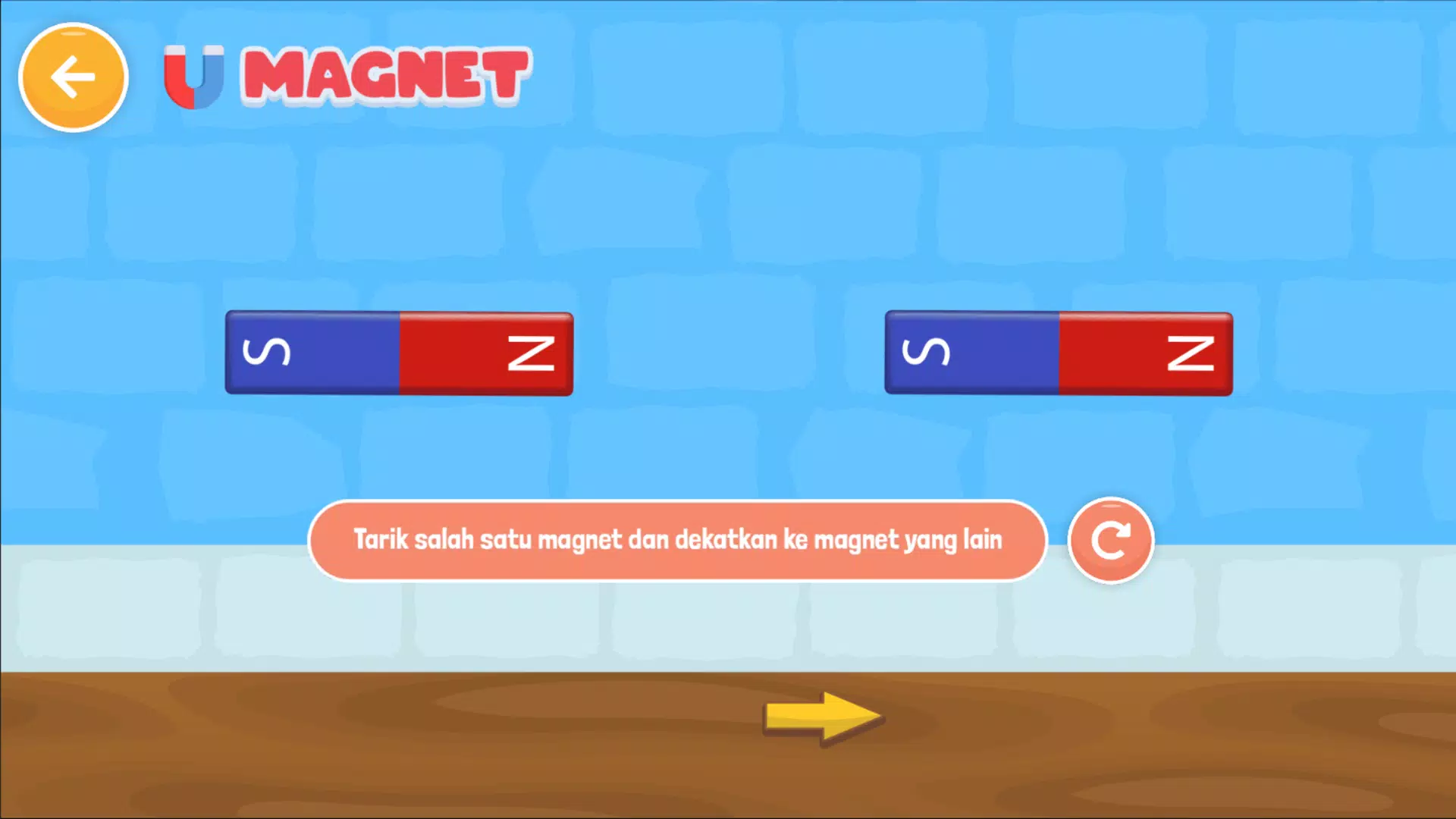 Schermata Magnet dan Gravitasi Simulasi 4