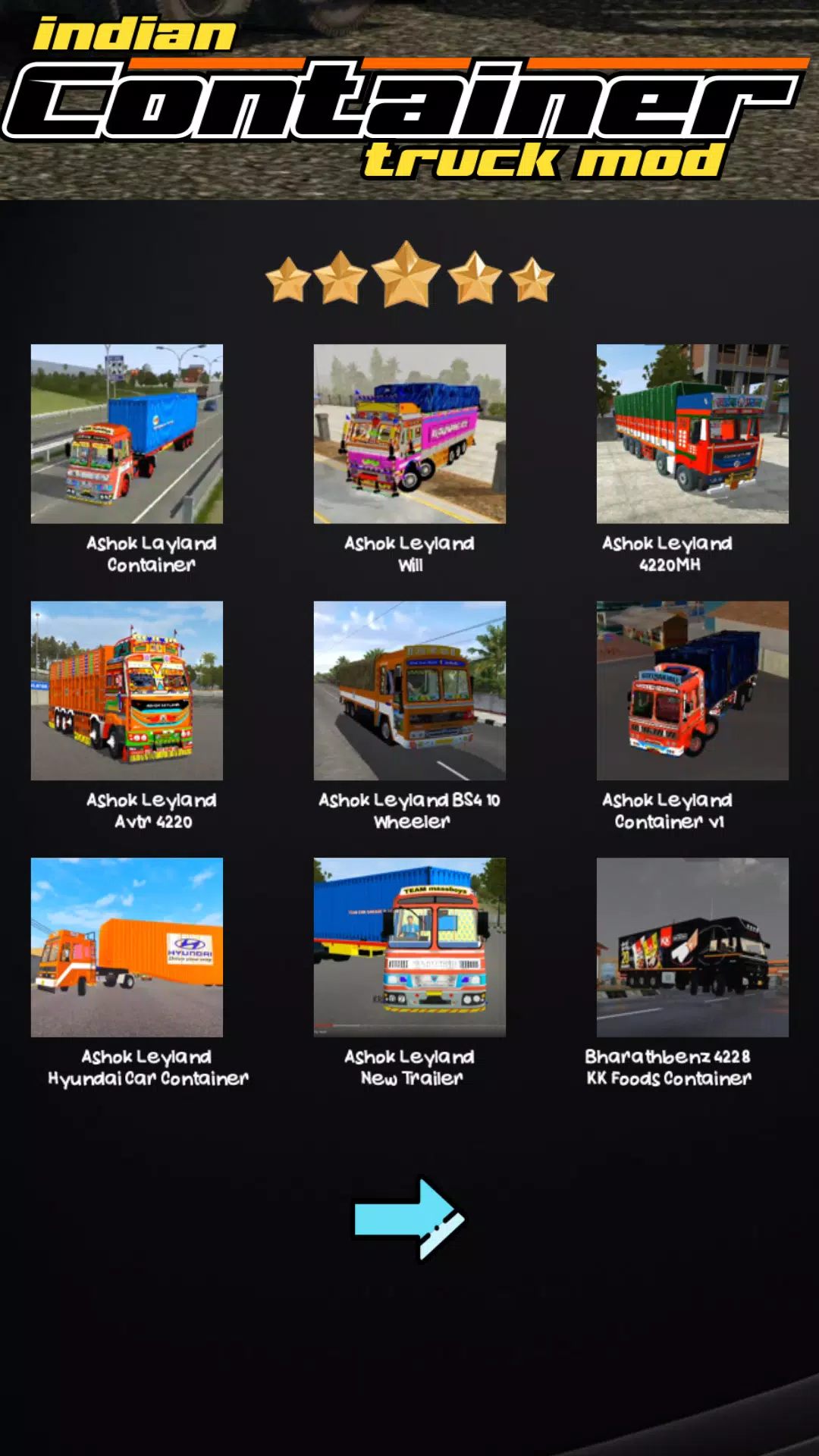 Indian Container Truck Mod Captura de pantalla 2