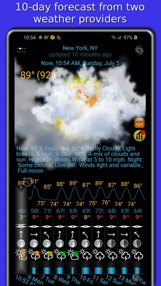 Weather app - eWeather HDF Capture d'écran 3