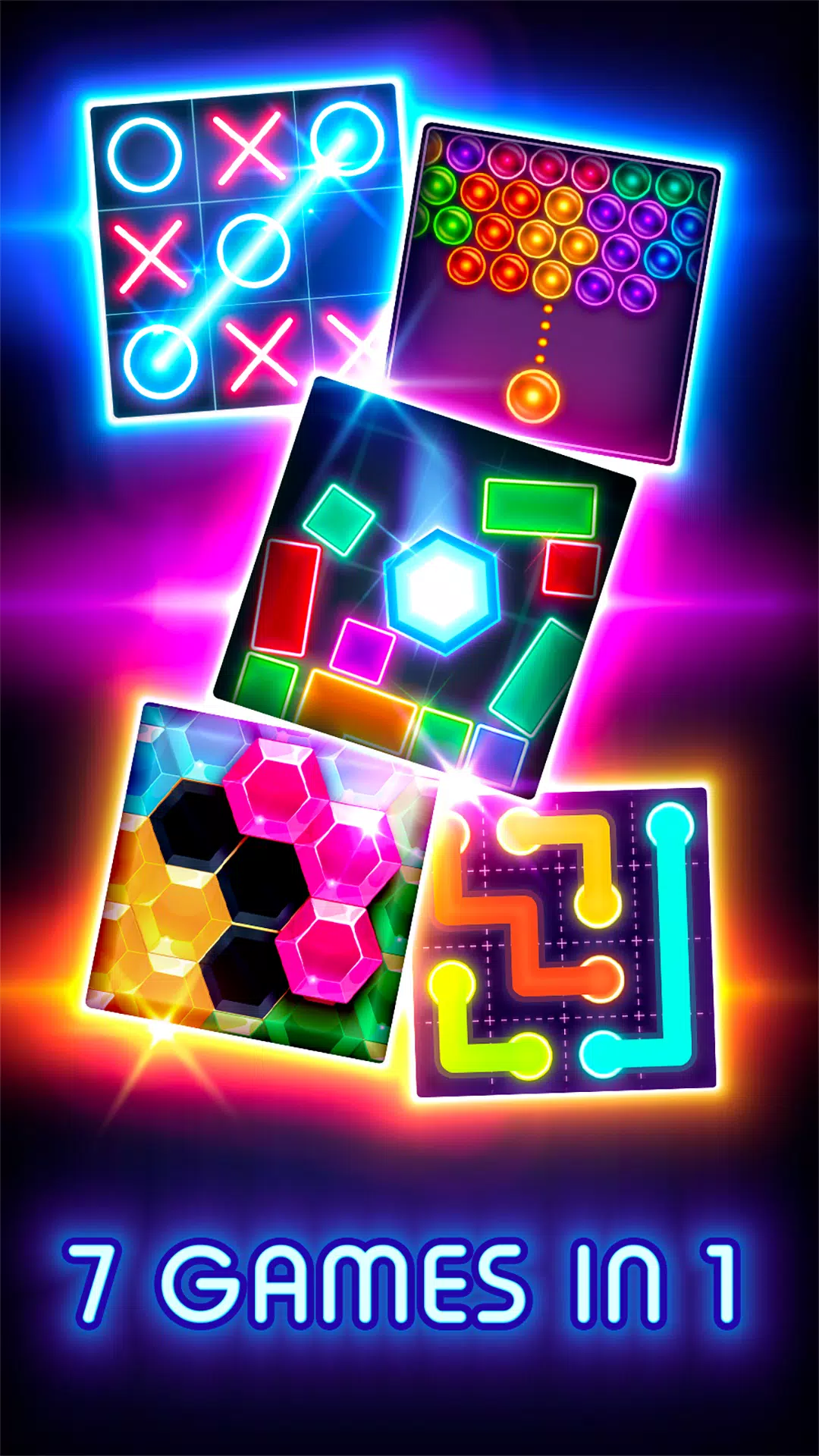 Tic Tac Toe Glow Schermafbeelding 3