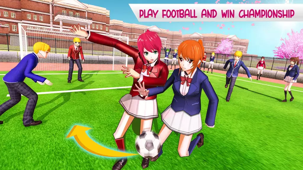 Anime High School Life Captura de pantalla 3