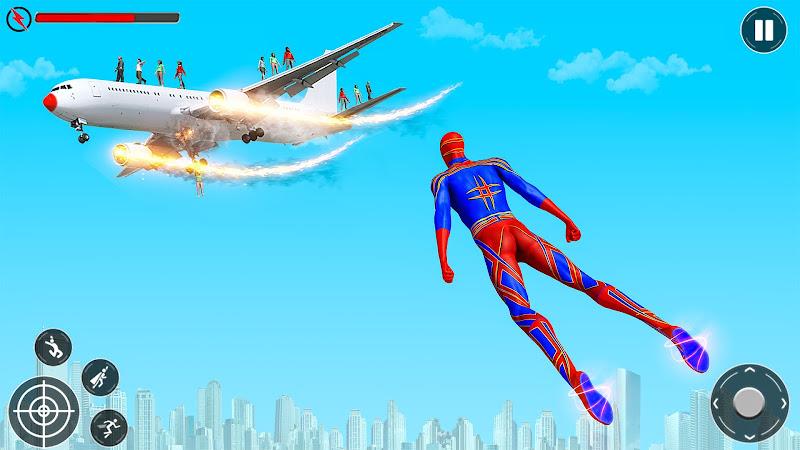 Spider Hero: Rope Hero Games ဖန်သားပြင်ဓာတ်ပုံ 2