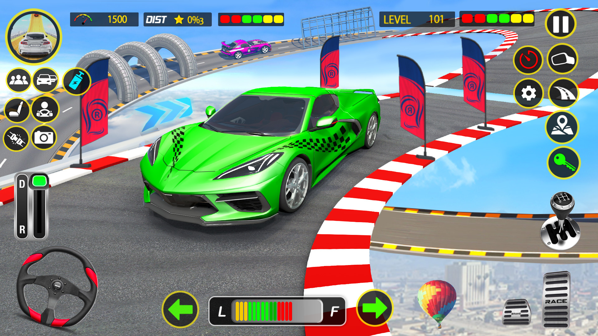 Ramp Car Stunts GT Car Game Скриншот 3