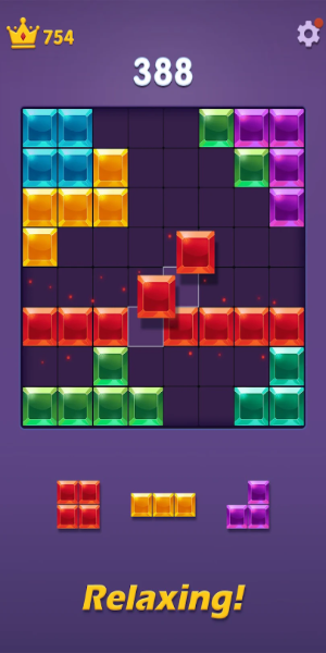 Blocks Puzzle: Gem Blast Screenshot 1