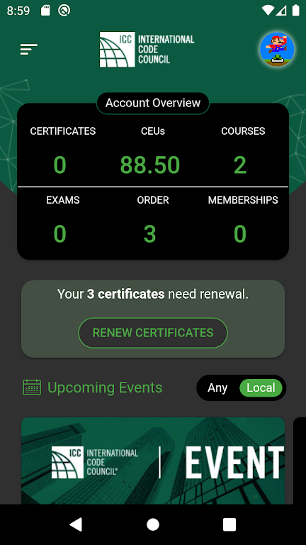myICC by the Code Council Captura de pantalla 3