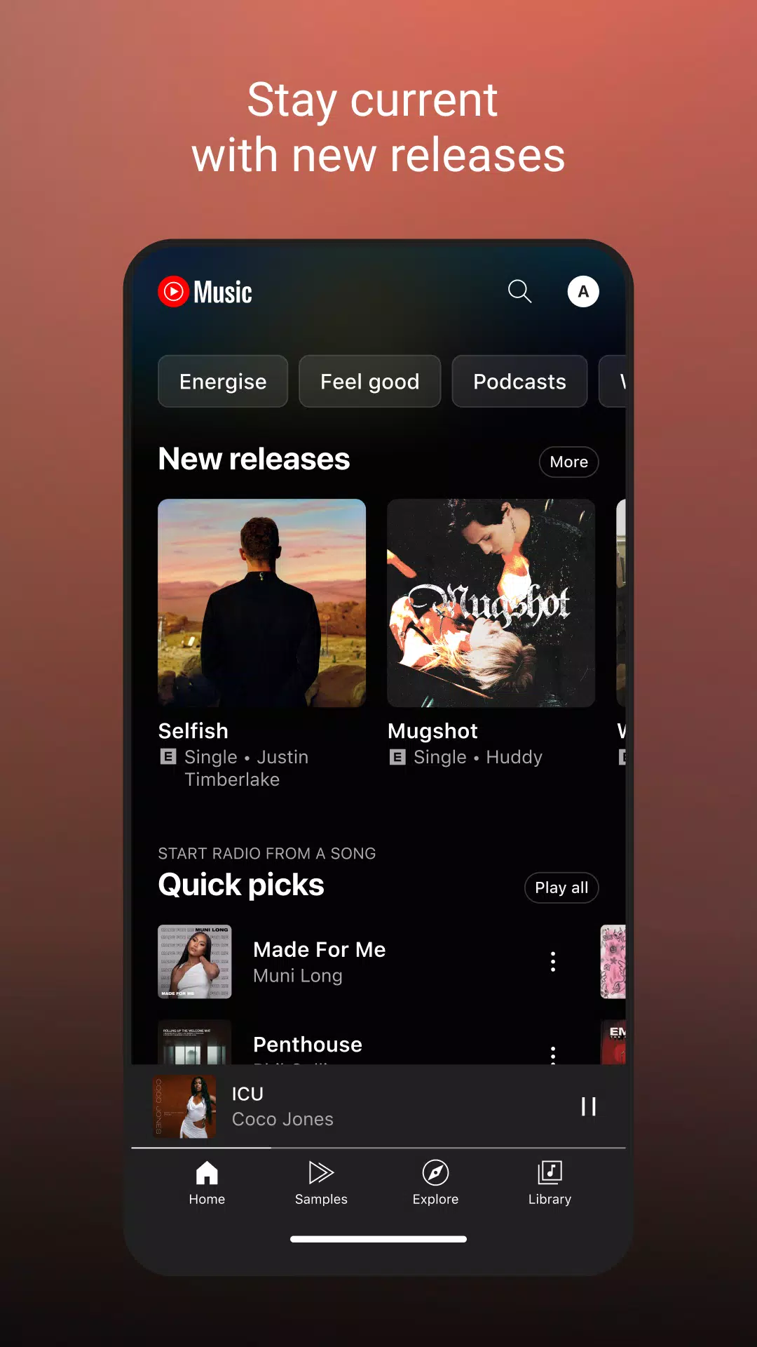 YouTube Music スクリーンショット 2