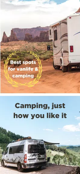 StayFree Vanlife Camping Sites Скриншот 3