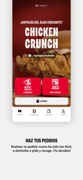 KFC APP - Ec, Co, Cl, Ar y Ve Captura de tela 2