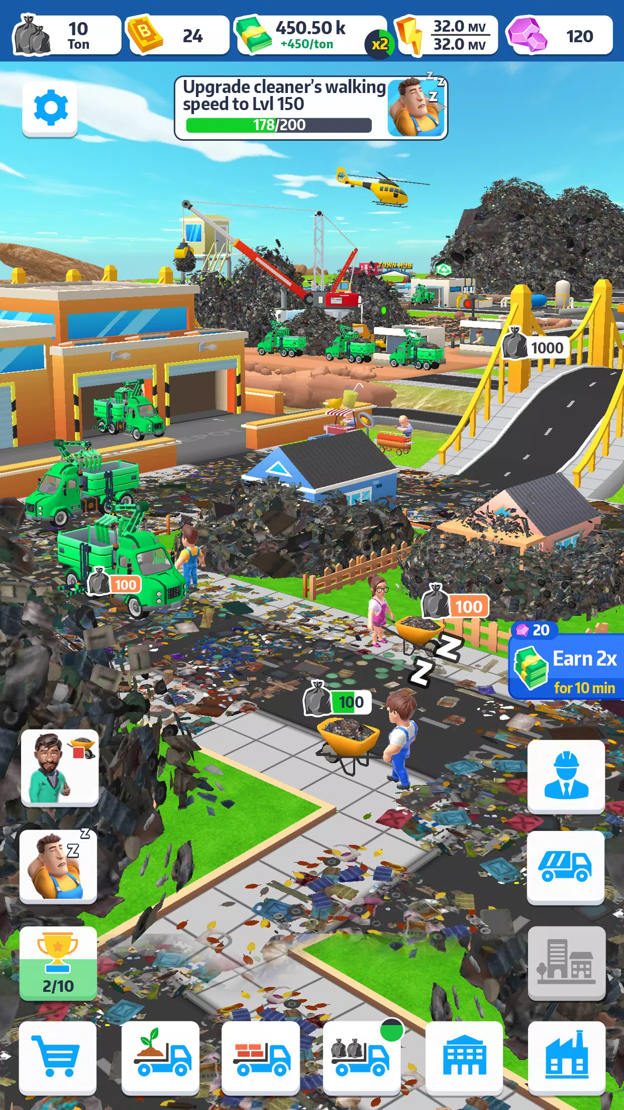 Trash Tycoon ဖန်သားပြင်ဓာတ်ပုံ 1