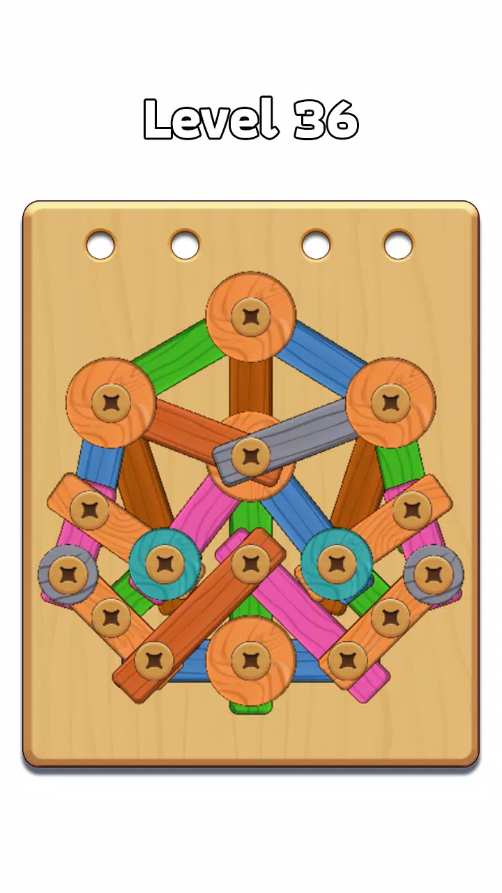 Schermata Wood Nuts & Bolt: Screw Puzzle 2