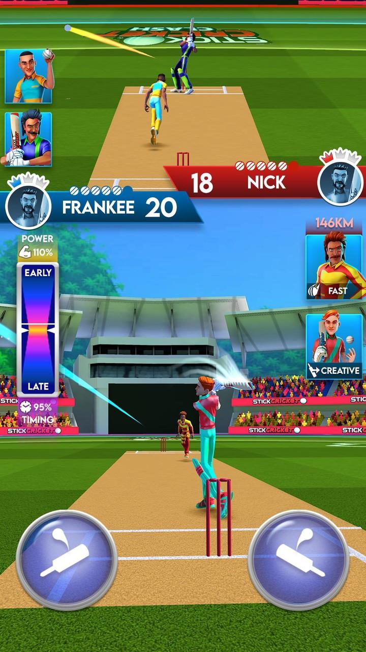 Stick Cricket Clash 스크린샷 1