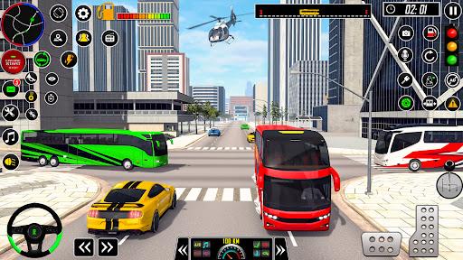 Grand City Racing Bus Sim 3D ภาพหน้าจอ 2