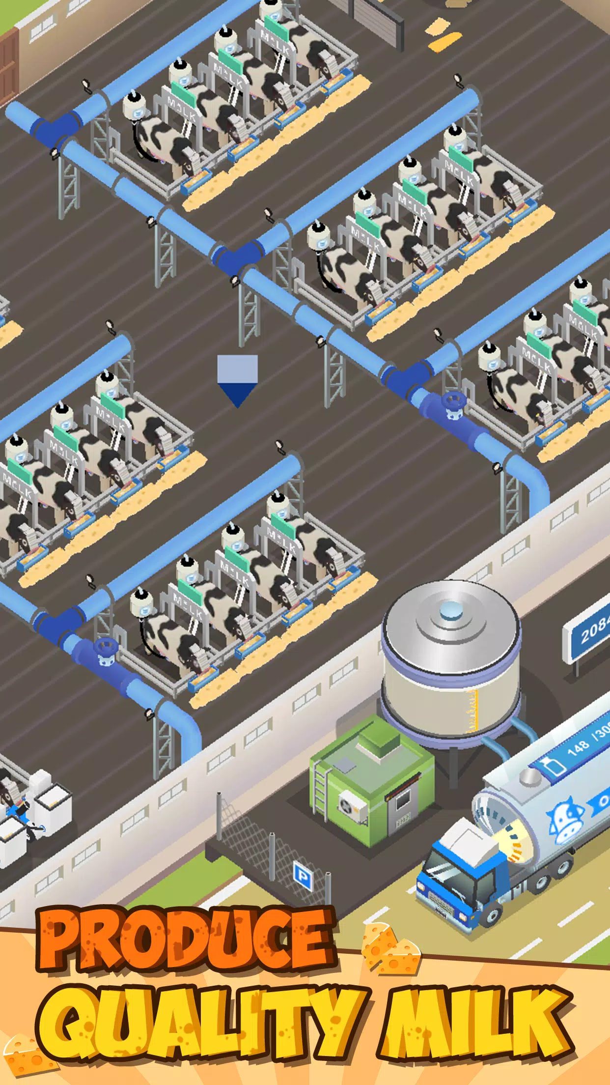 Idle Cheese Factory Tycoon Ekran Görüntüsü 2