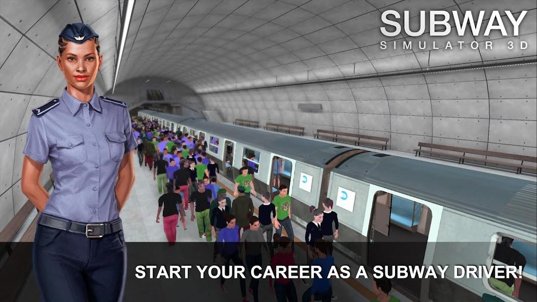 Subway Simulator 3D Mod Captura de tela 1