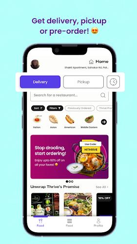 Thrive: Online Food Delivery Скриншот 4