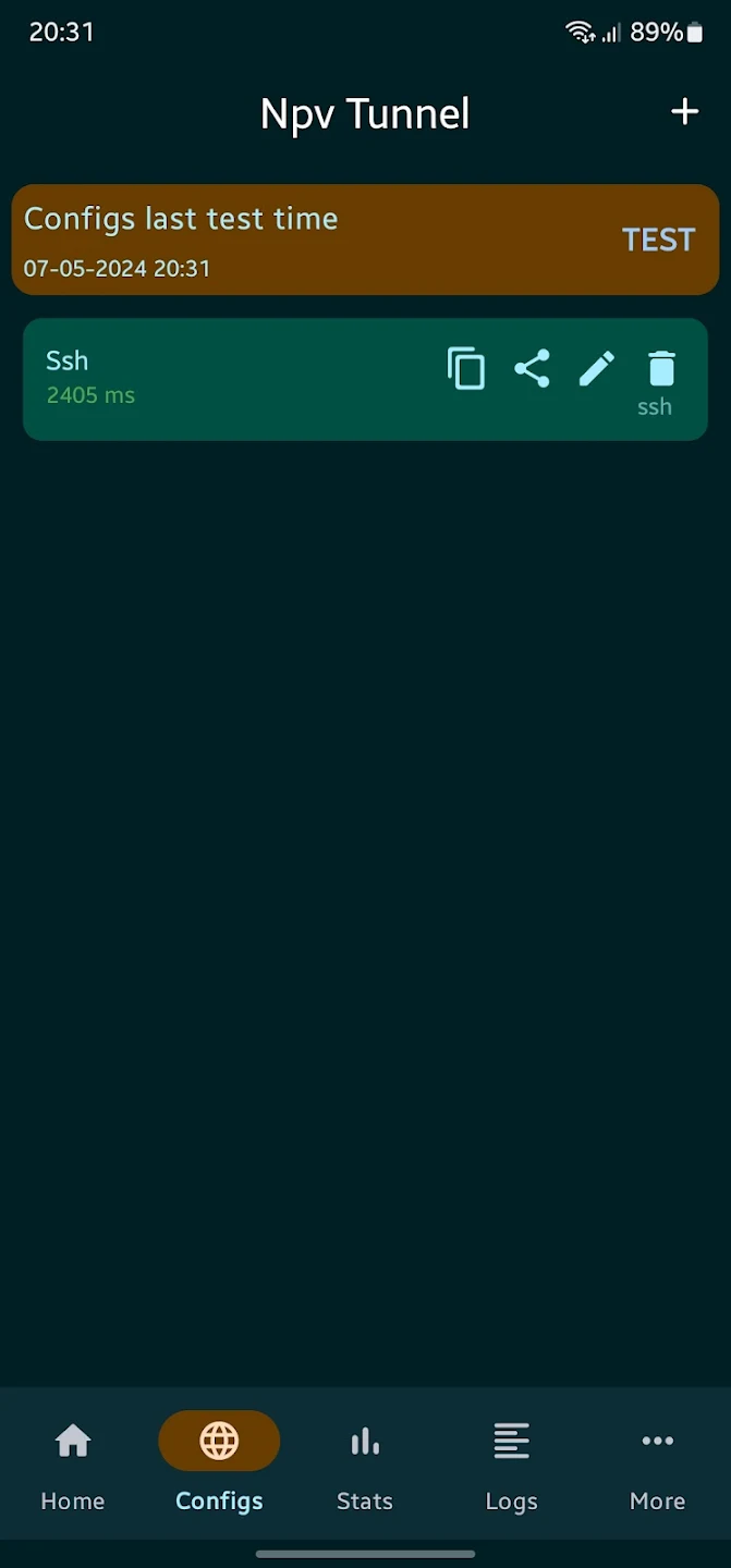 Npv Tunnel V2ray/Psiphon/SSH Captura de pantalla 2