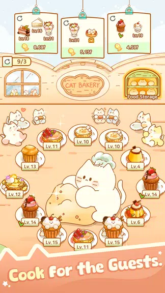 Idle Cat Hotel - Tycoon Games スクリーンショット 4