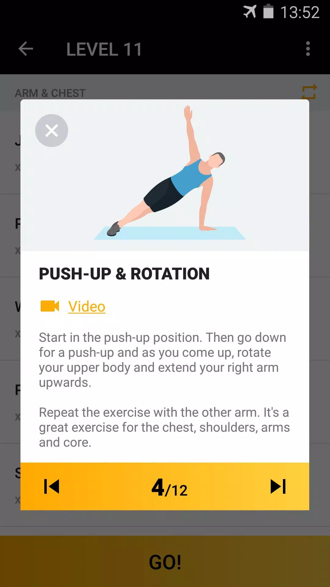 Treino em Casa para Homens Captura de tela 4