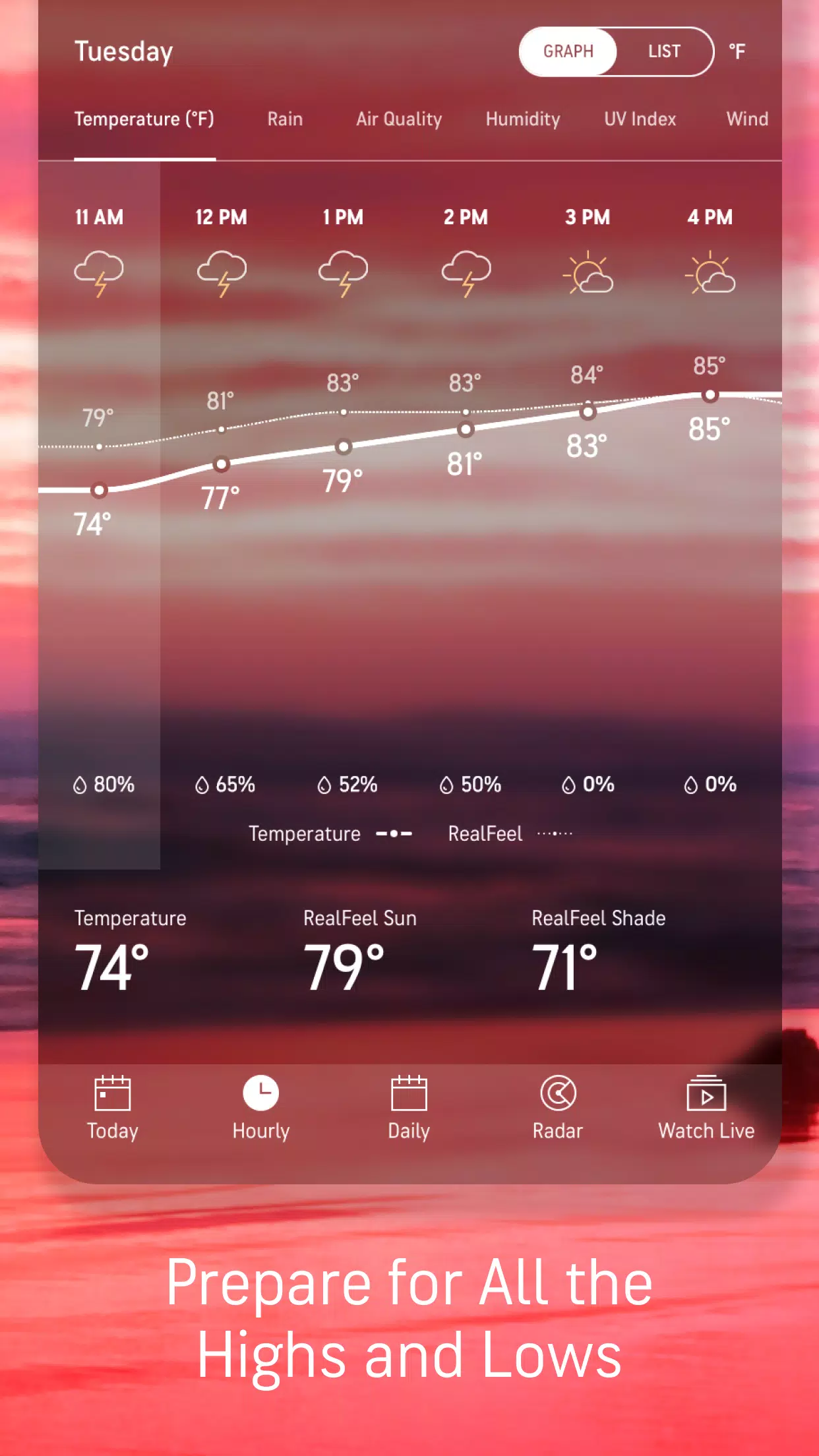 AccuWeather 스크린샷 4