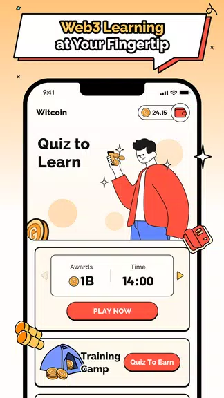 Witcoin: Web3 Play to Learn Скриншот 1