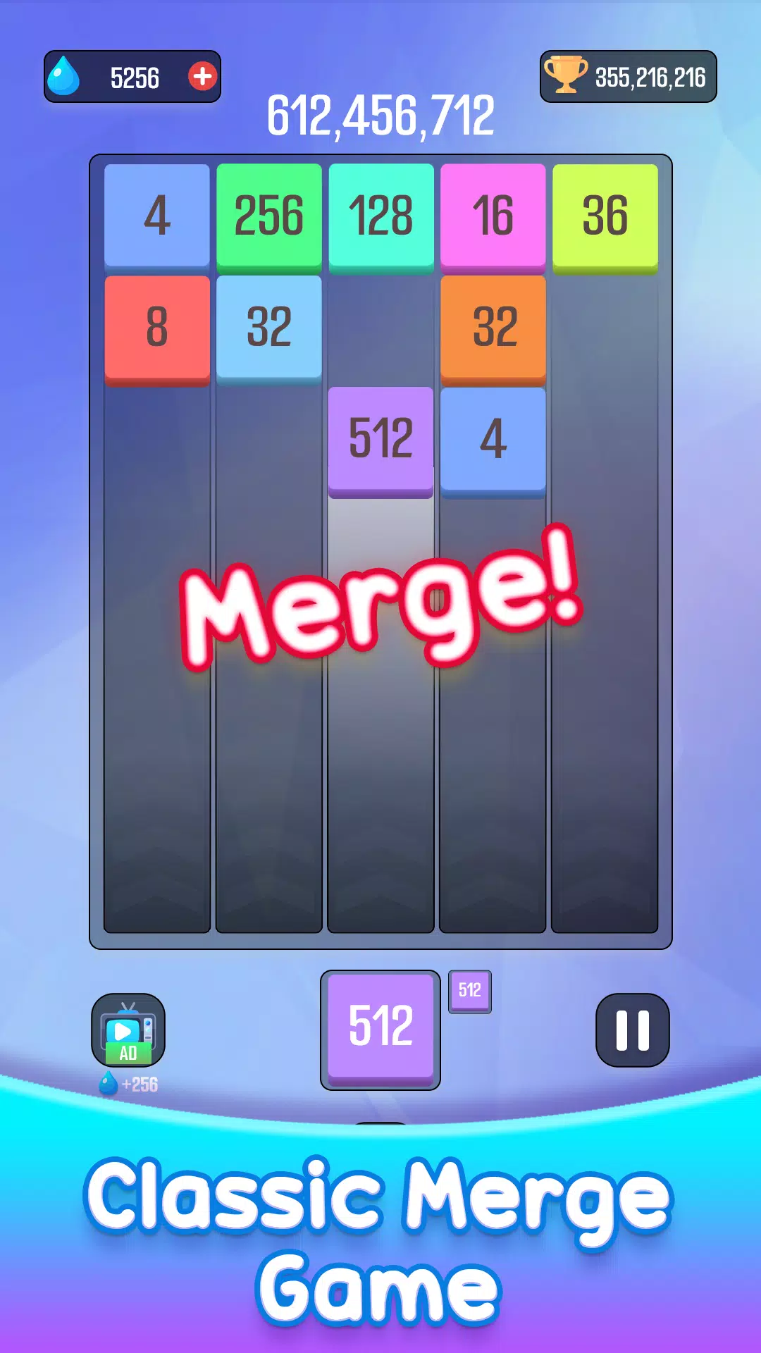 Number Merging Master Zrzut ekranu 2