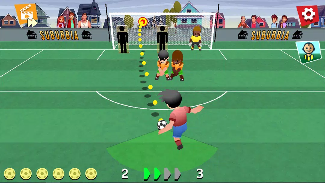 FreeKick Screamers - Football Screenshot 1