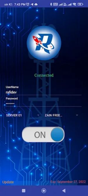 Rafi Tunnel VPN Screenshot 2