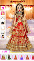 Indian Wedding Lehenga Game Captura de pantalla 4